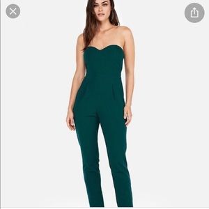 Express sweetheart neckline jumpsuit